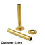 OE-A-PIP-500-130-UB - Buckland Traditional Manual Angled Unlacquered Brass Radiator Valves OE-A-PIP-500-130-UB - Buckland Traditional Manual Angled Unlacquered Brass Radiator Valves